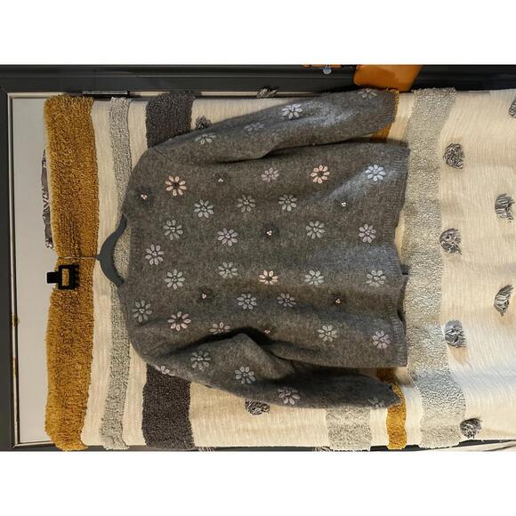 Karen Scott II Gray Pure Wool Button Cardigan - 2X - Picture 7 of 7